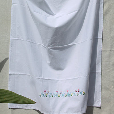 Festooned Ducks Cotton Sheet