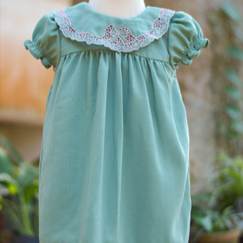 cutwork baby dress