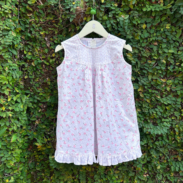flowery pintuck baby frock