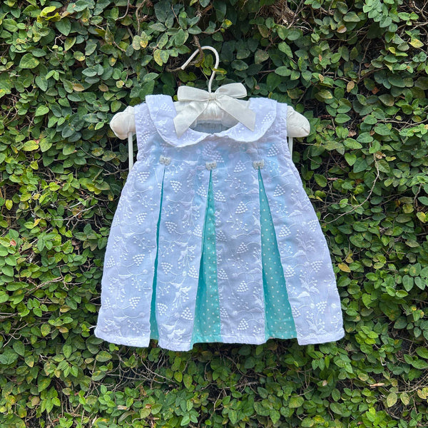embroidered fabric delight baby dress