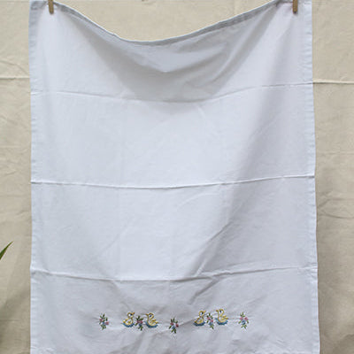 Golden Ducklings n Creepers Cotton Sheet