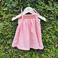 Charming Smocked Gingham Baby Dress