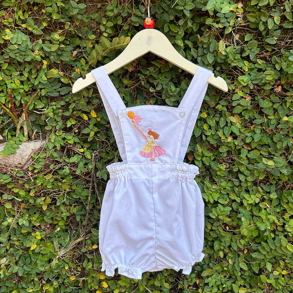 Balloons &amp; Whimsy: Embroidered Elegance in White