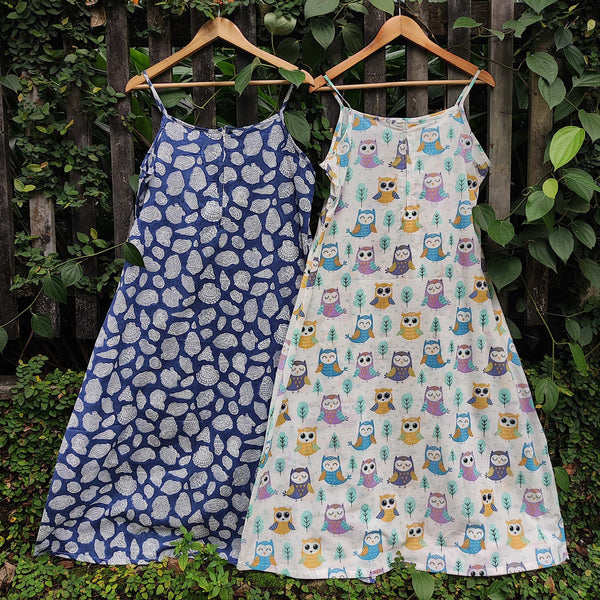 ladies cotton front open nightwear