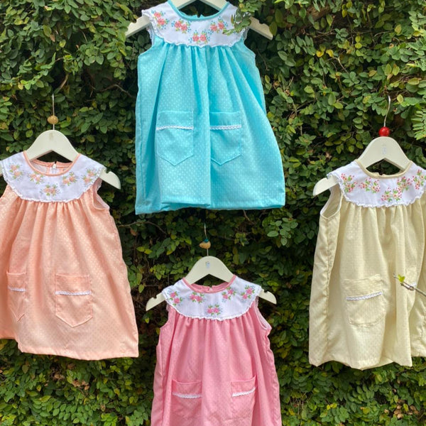 classic embroidered baby dresses 