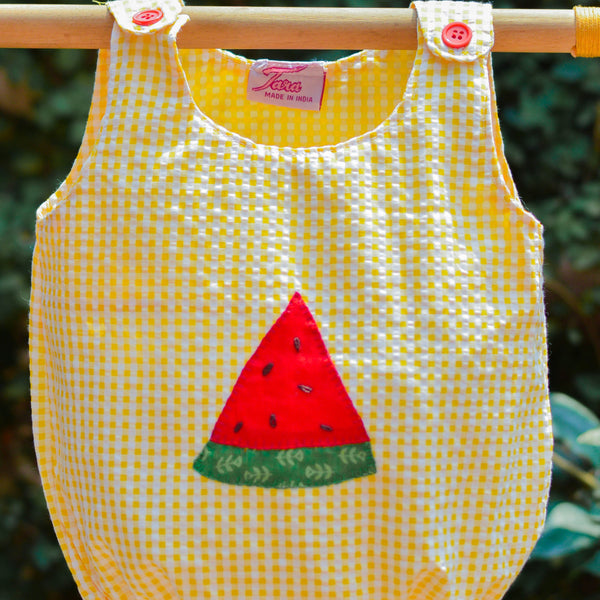 Melony Melon Yellow Rompers