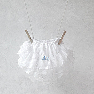 Blue Bow Lacy Panties