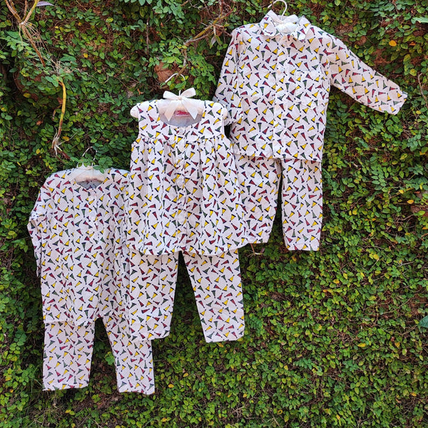 cap prints kids nightwear