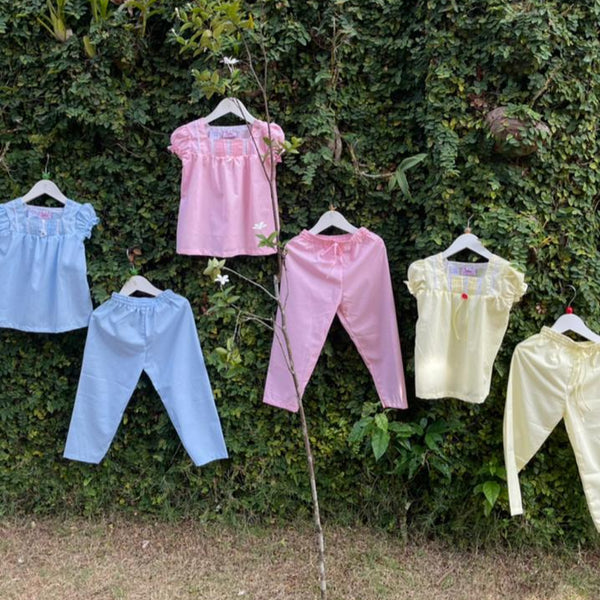 pastel pyjama set
