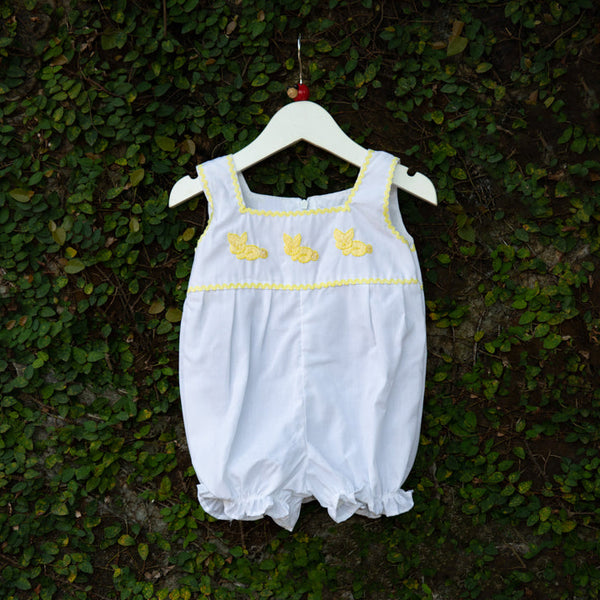 hand embroidered baby rompers